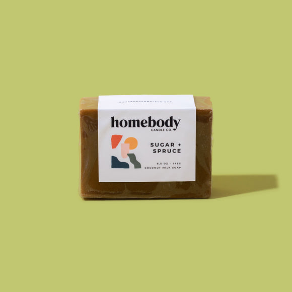 Sugar + Spruce ✸ winter collection milk soap Homebody Candle Co