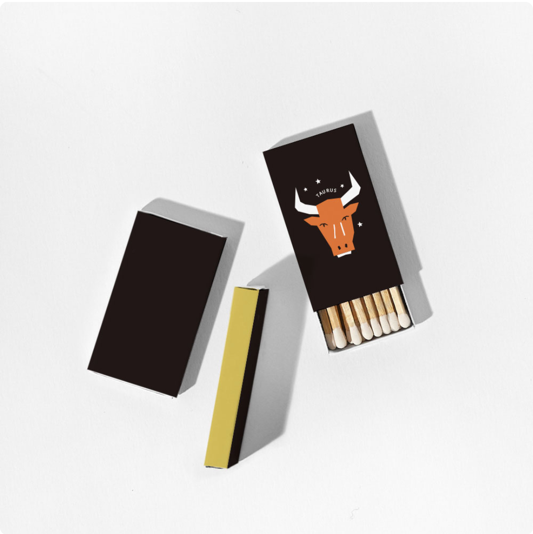 Zodiac Mini Pocket Matches Homebody Candle LLC Homebody Candle Co