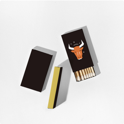Zodiac Mini Pocket Matches Homebody Candle LLC Homebody Candle Co