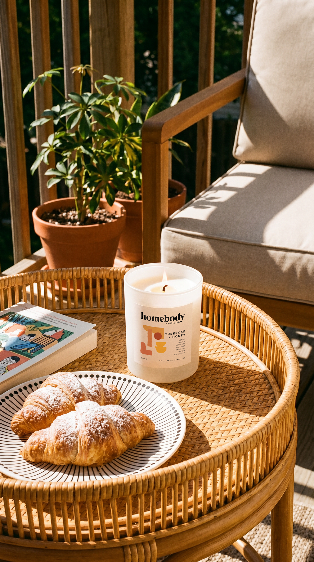 Tuberose + Honey - Homebody Candle LLC