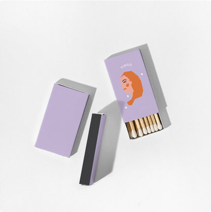 Zodiac Mini Pocket Matches Homebody Candle LLC Homebody Candle Co