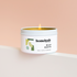 Wild Roots candle tin Homebody Candle Co