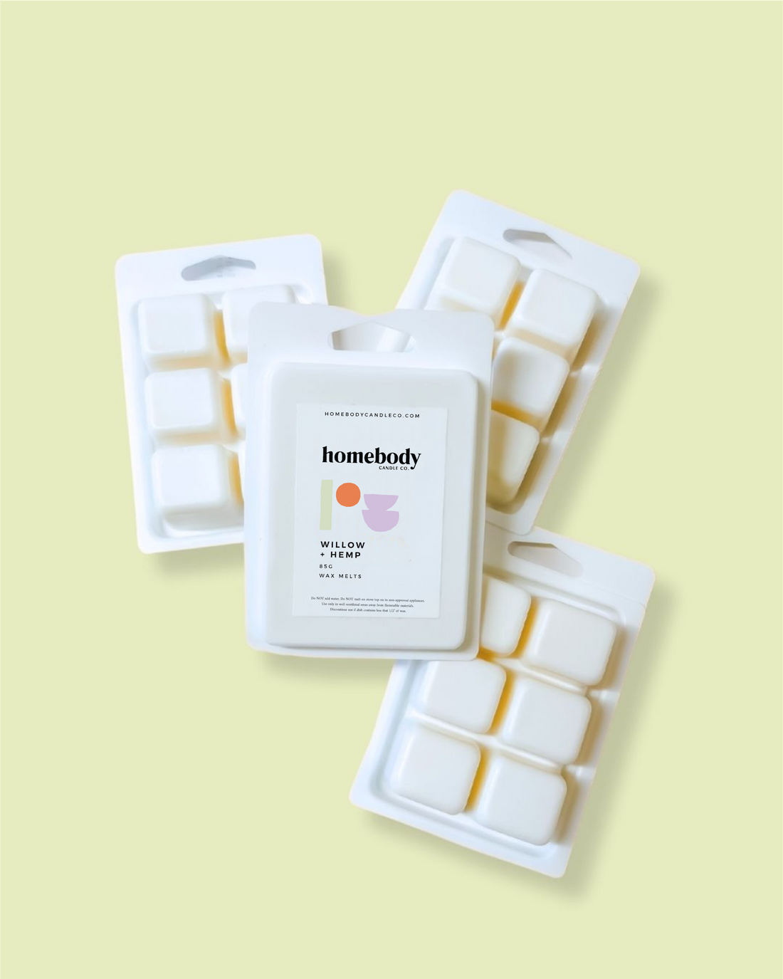 Willow + Hemp wax melts Homebody Candle Co