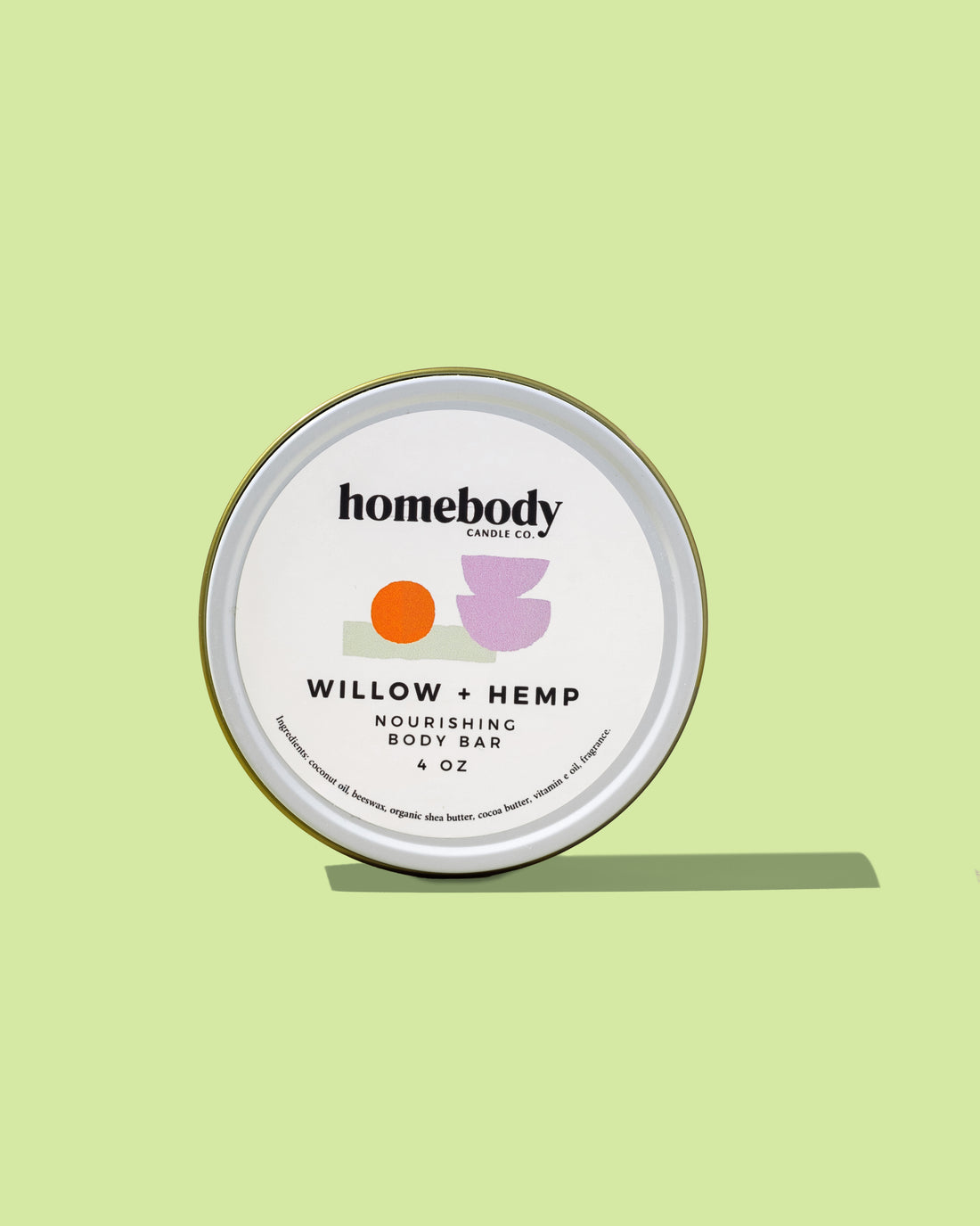 Willow + Hemp body bar Homebody Candle Co