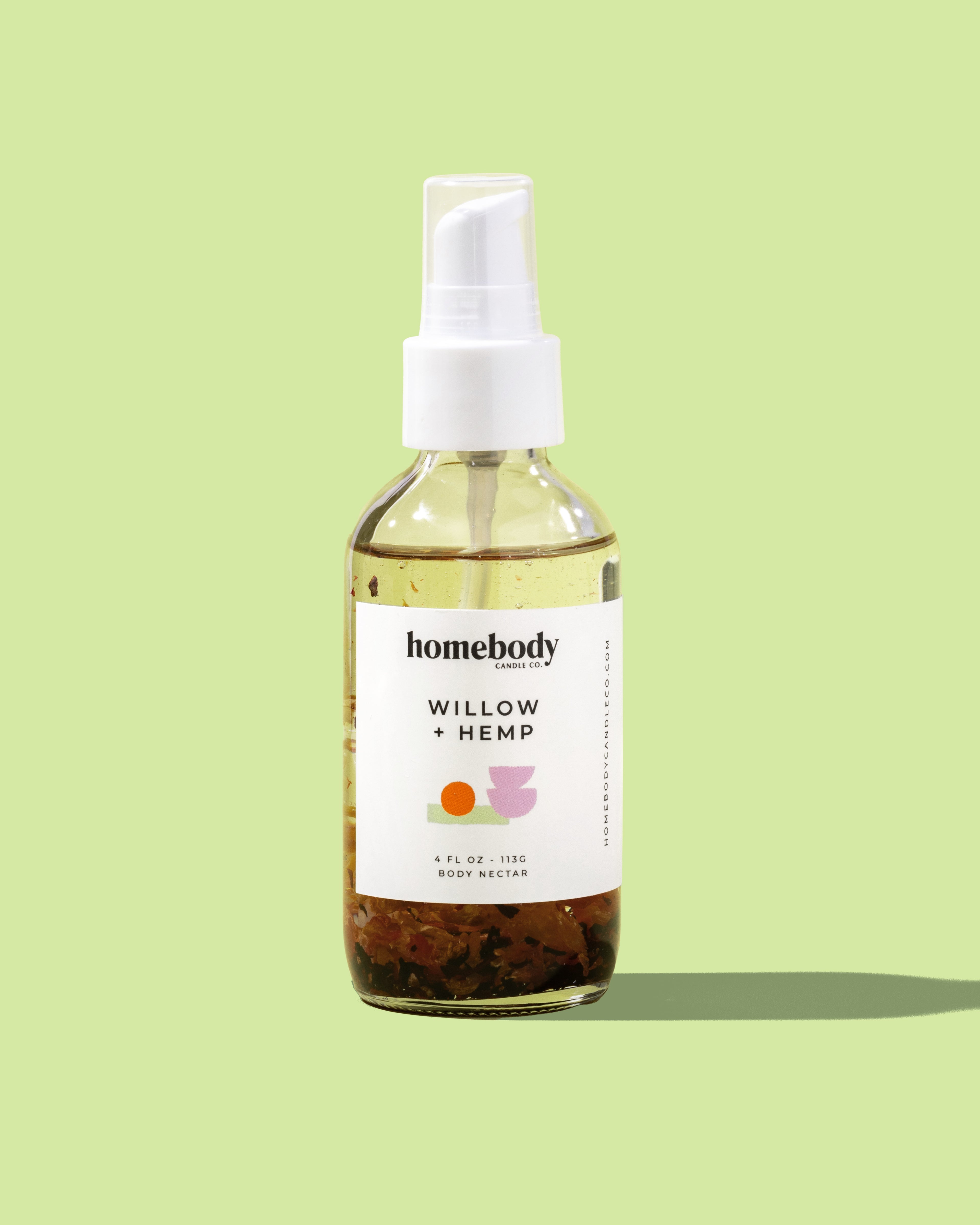 Willow + Hemp body nectar Homebody Candle Co