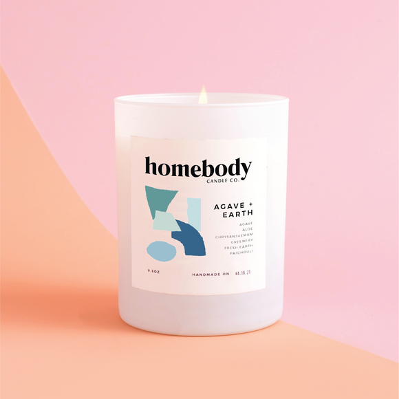 Agave + Earth-Burn + Bloom-burn + bloom candle-Homebody Candle Co.
