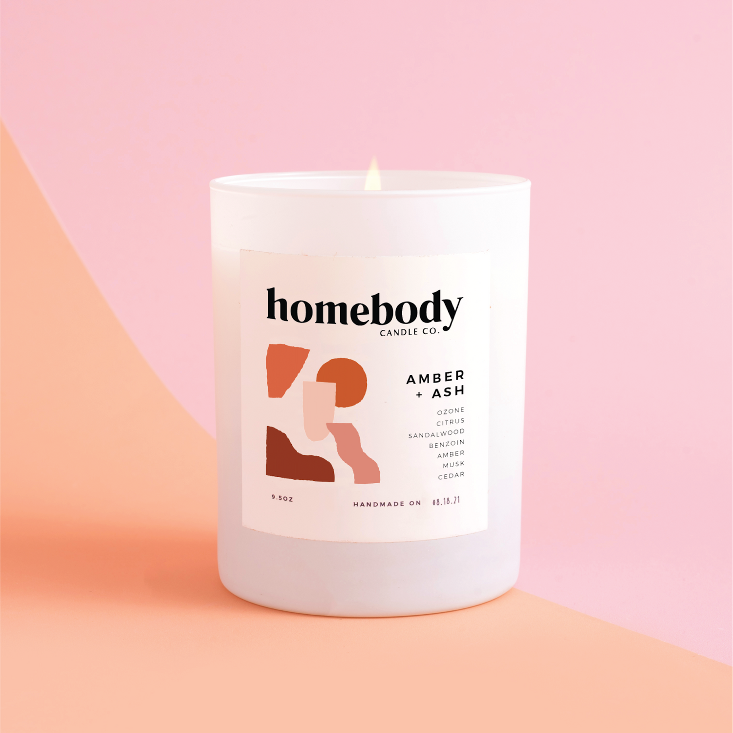 Amber + Ash-Burn + Bloom-burn + bloom candle-Homebody Candle Co.