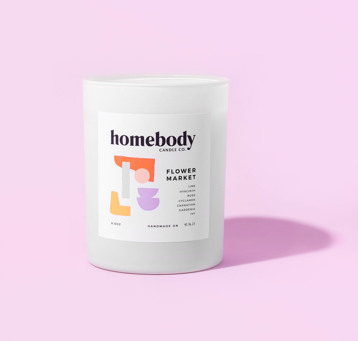 Flower Market burn + bloom candle Homebody Candle Co