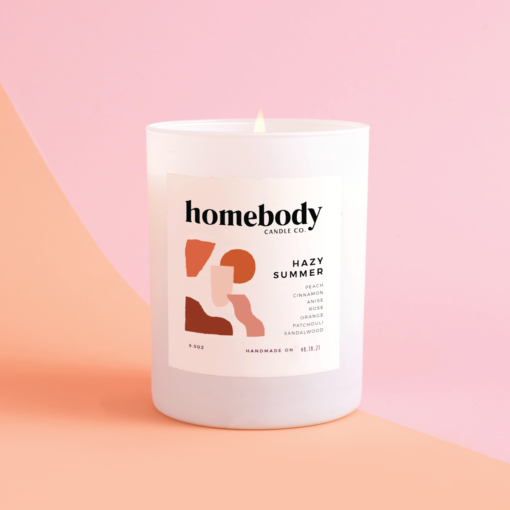 Hazy Summer-Burn + Bloom-burn + bloom candle-Homebody Candle Co.