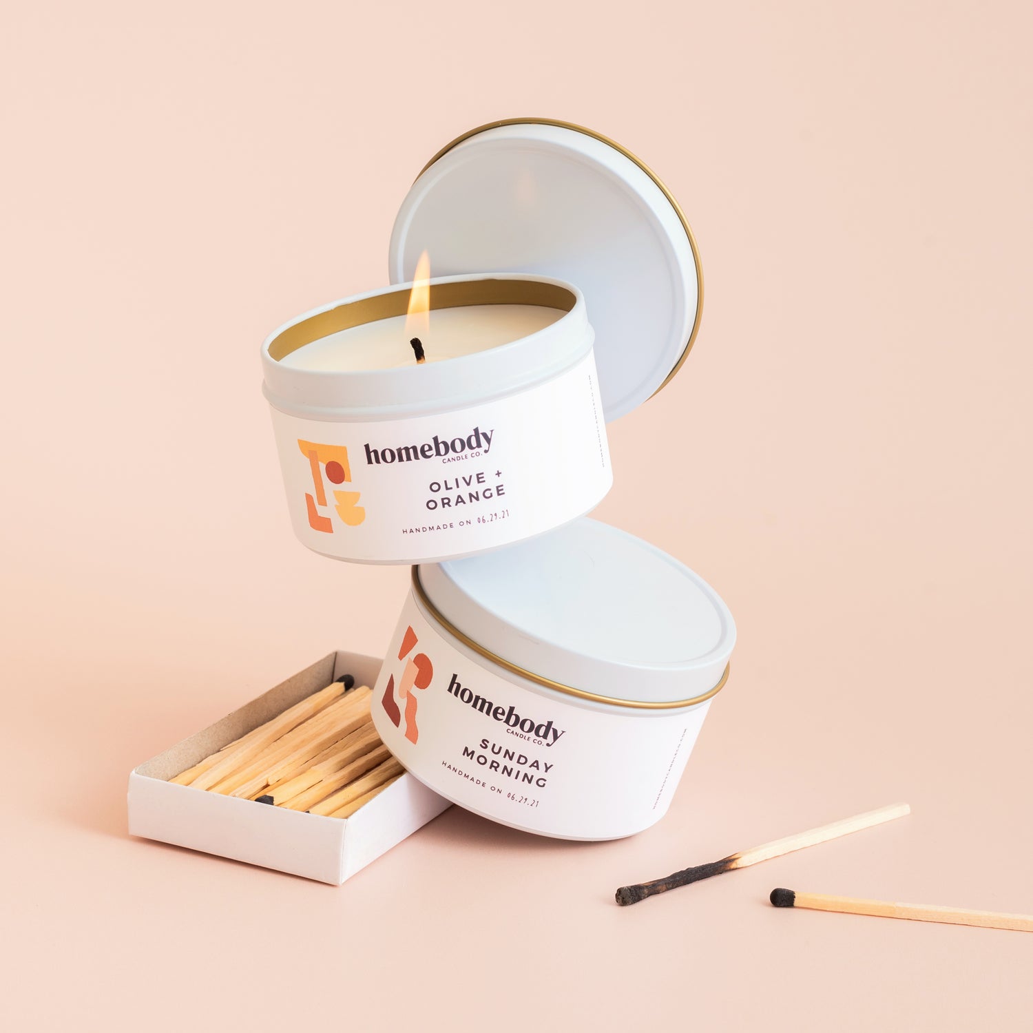 Tuberose + Honey-Candle Tin-candle tin-Homebody Candle Co.