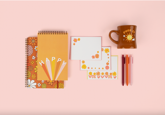 Happy Task Pad cards + gifts Homebody Candle Co