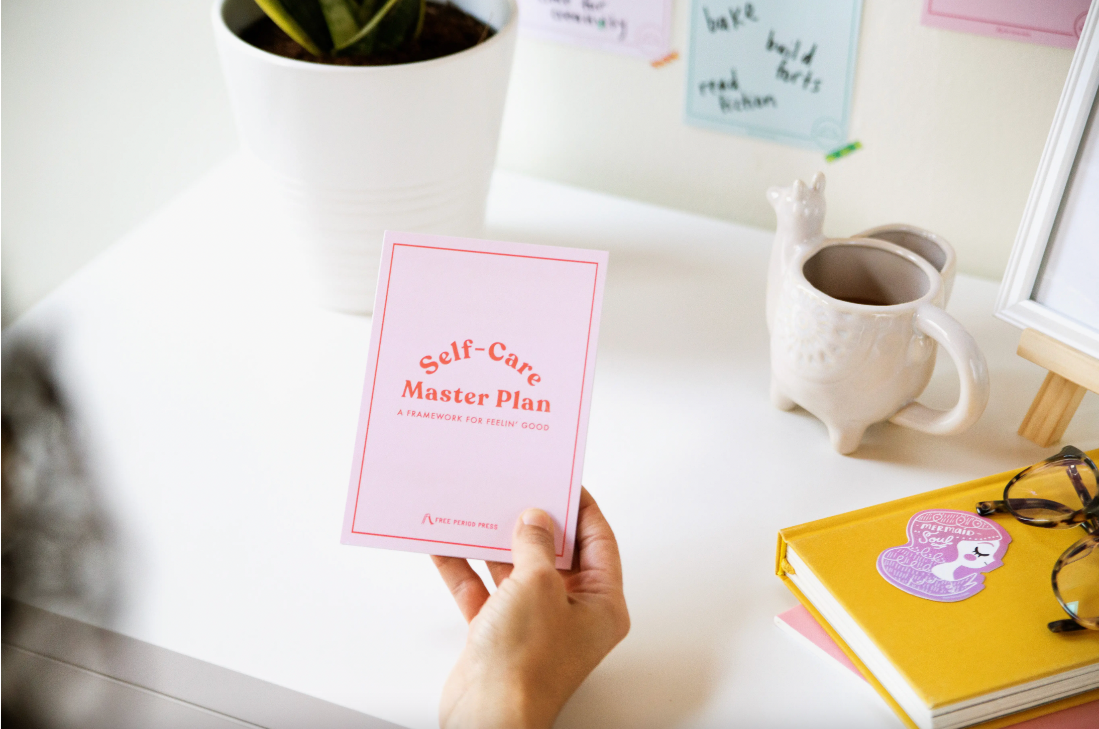 Self-Care Master Plan cards + gifts Homebody Candle Co