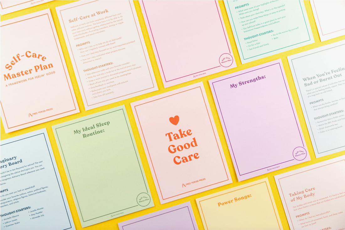 Self-Care Master Plan cards + gifts Homebody Candle Co