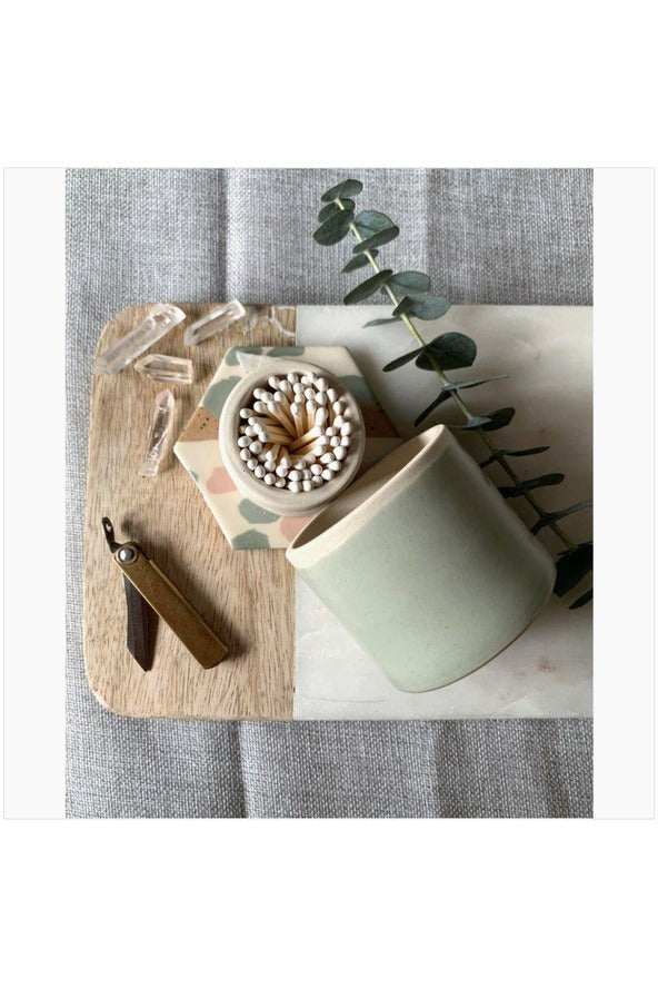 Match Striker-Accessories-Sift Ceramics-Mossy Green-Homebody Candle Co.
